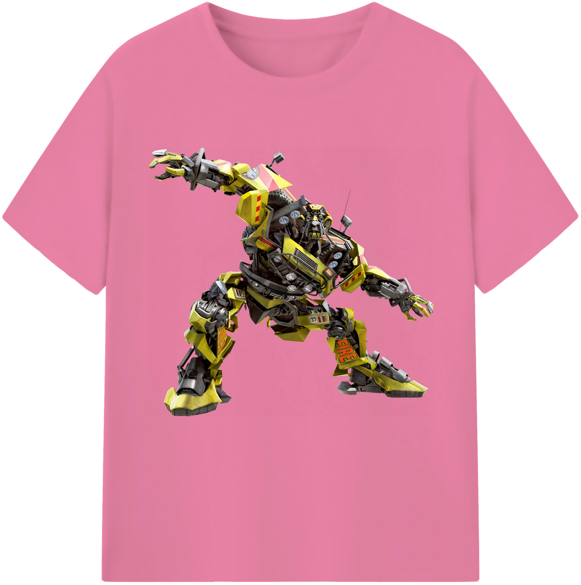 （画像用） Transformers トランスフォーマー 綿100％半袖Tシャツ（フロントプリント）